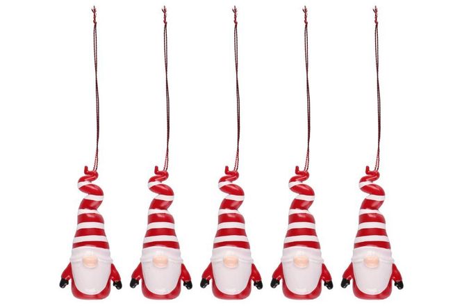 Hovedbilde Juletrekuler Gnom 10cm 5pk