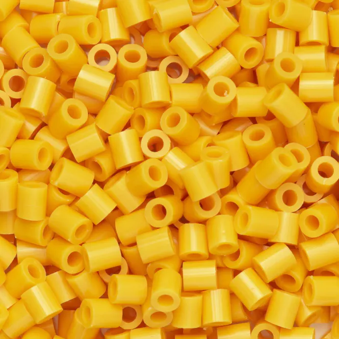 Hovedbilde Rørperler Midi 1000 stk. honninggul