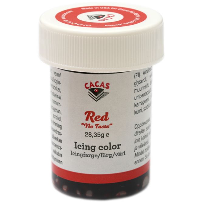 Hovedbilde Icingfarge Rød Cacas