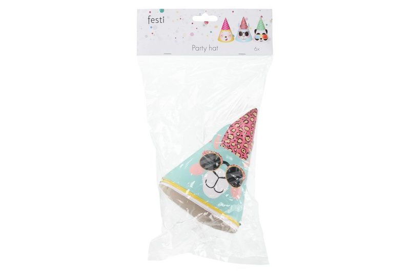Partyhatter Animals 6pk
