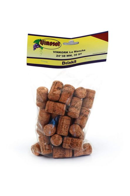 Hovedbilde VINKORK LA MANCHA 24X38mm, 30stk