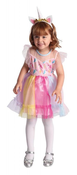 Hovedbilde Mini Unicorn med kjole og enhjørning hårbøyle str ...