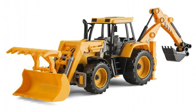 Hovedbilde Traktor med front og bakgrabb, bevegelig