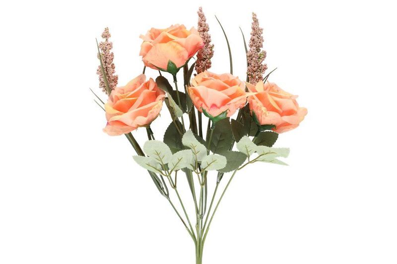 Rose bukett Lakserosa 38cm