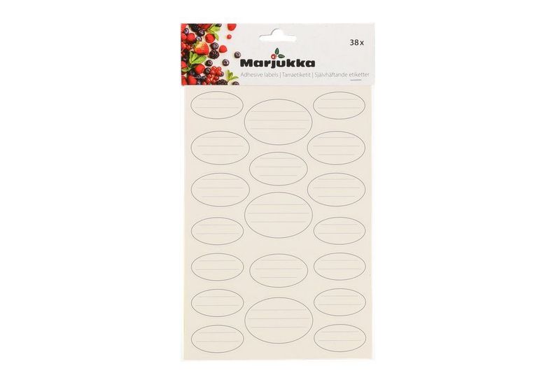 Etiketter merkelapper 38stk