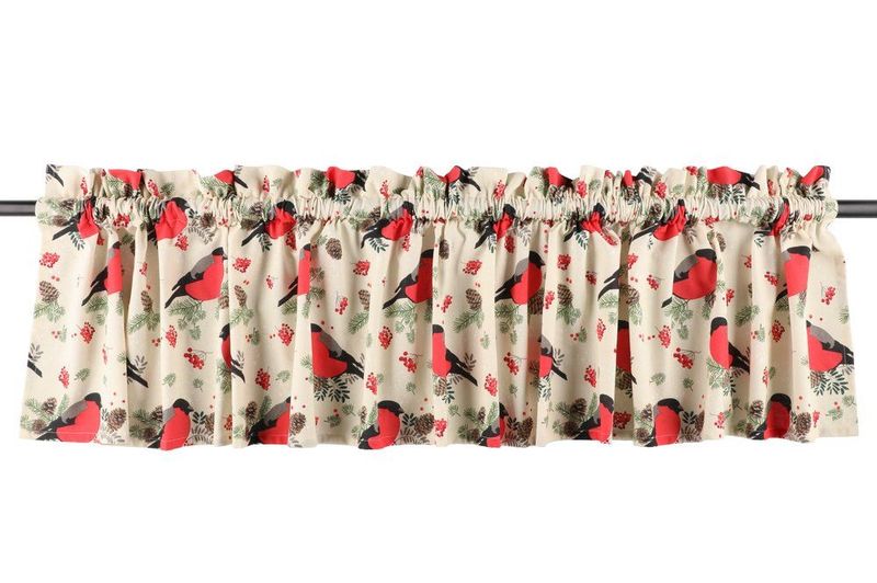 Gardinkappe dompap 45x250cm