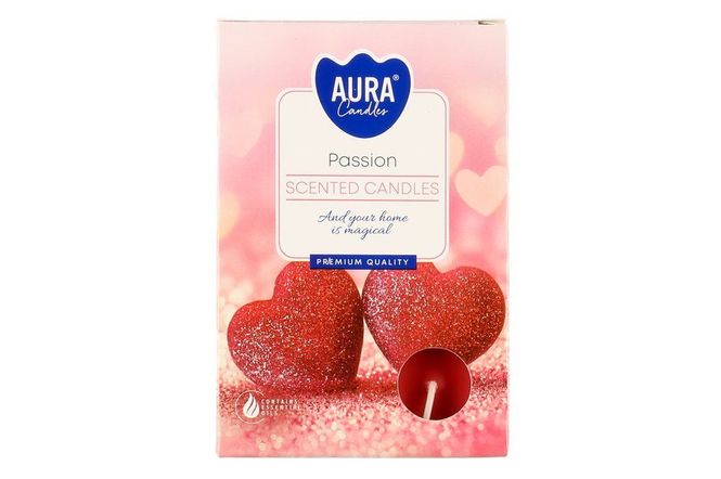 Hovedbilde Duftlys telys Passion 6pk