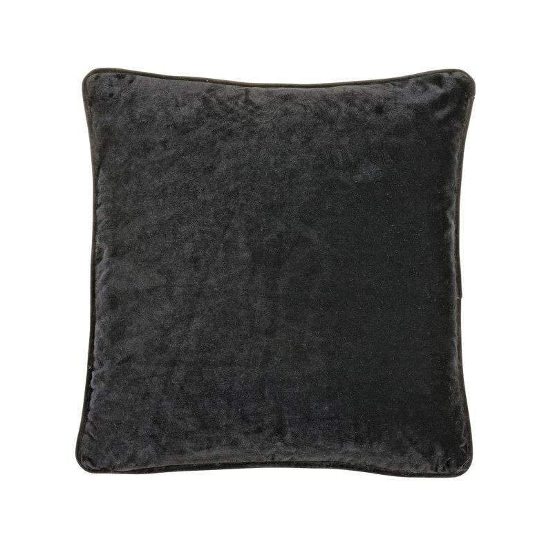 Putetrekk Svart Velvet 45x45cm