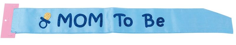 Mom to be Sash Blue