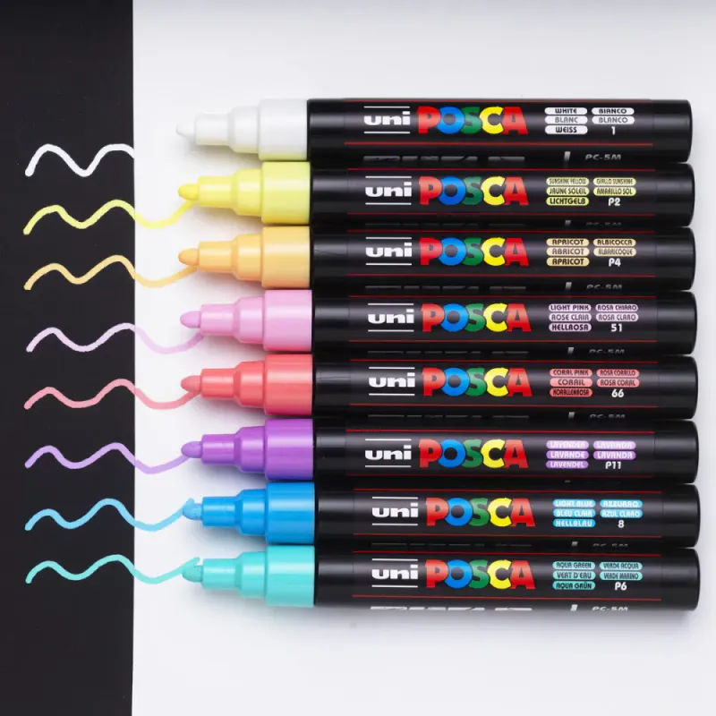 Posca PC-5M Soft colors 8pk