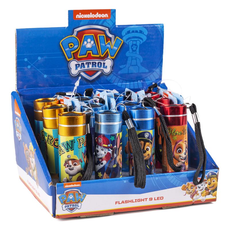 Paw Patrol Alu lykt 9Led 4ass