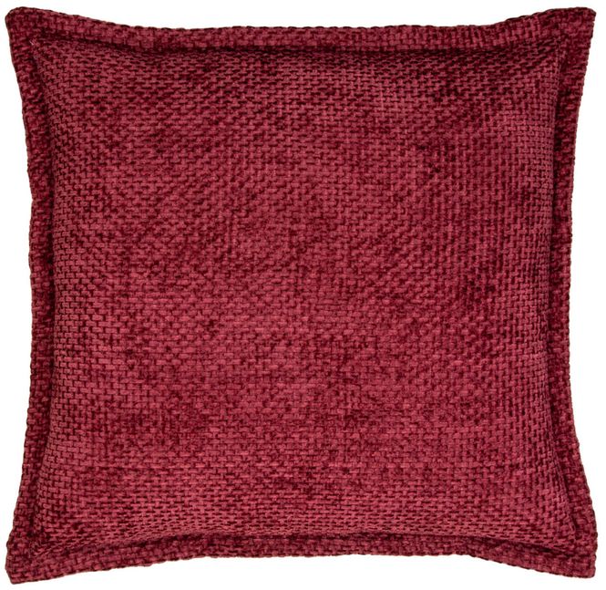 Hovedbilde Putetrekk vevd cord burgunder 45x45cm