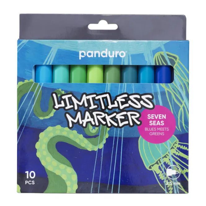 Hovedbilde Limitless Markers Seven Seas - akrylpenner i ...