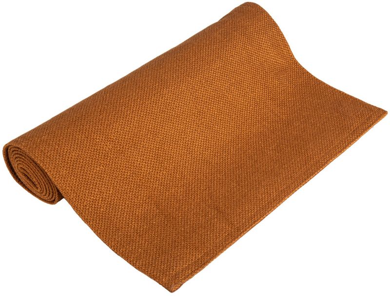 Løper vevd ensfarget cognac 40x140cm