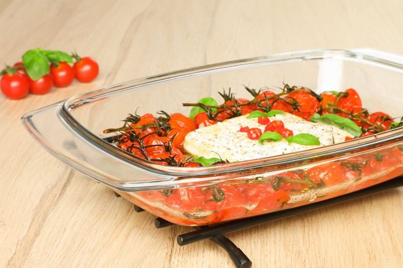 Ildfast form med glasslokk 3L