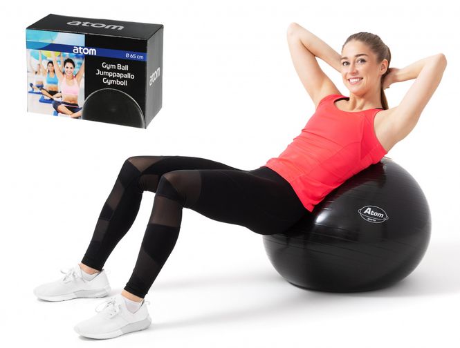 Hovedbilde Gymball sort 65cm