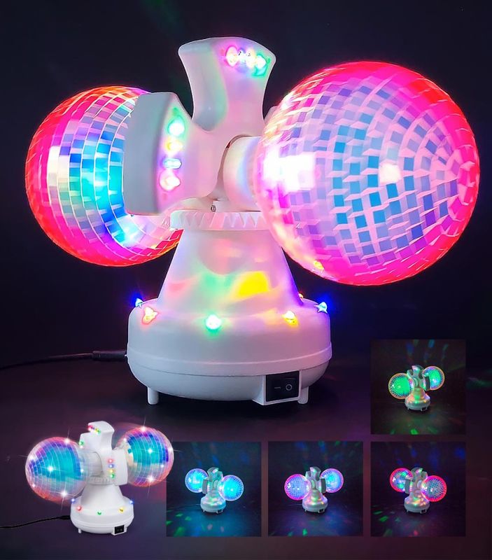 Disco twinkuler rainbow lys