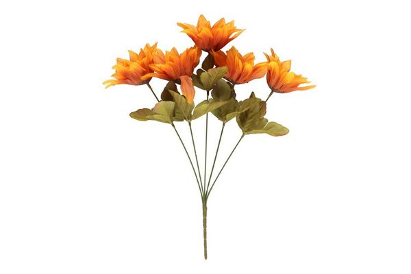 Dahlia bukett 40cm, 3 ass farger