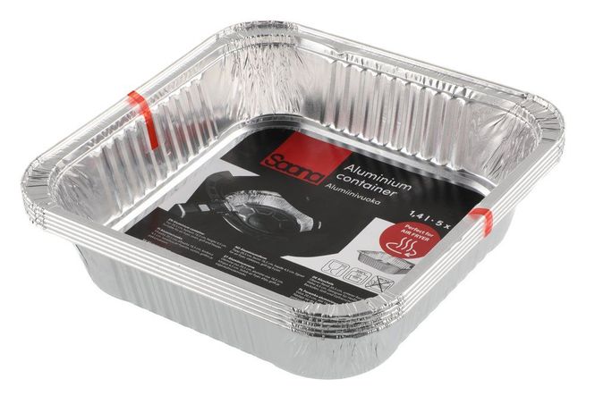 Hovedbilde Aluminiumsform til air fryer firkantet