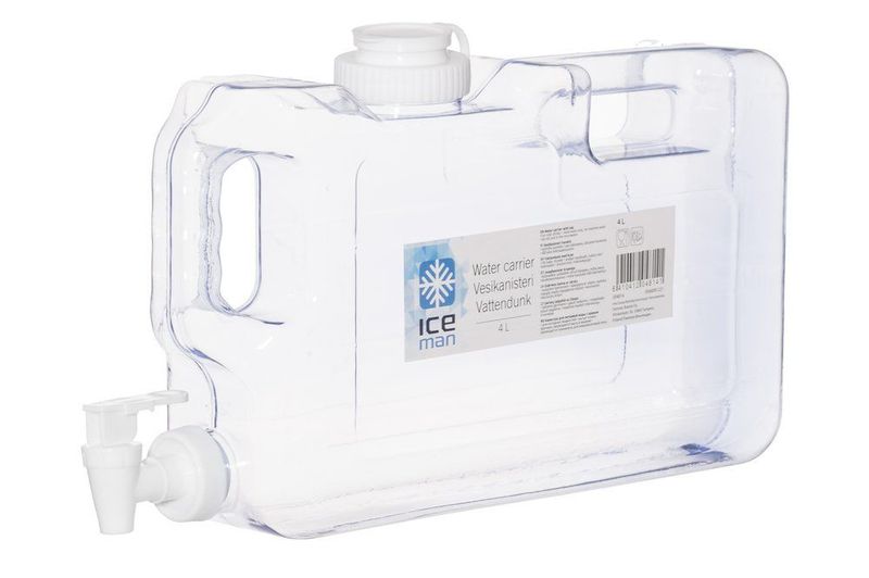 Vannkanne med tappekran 4L