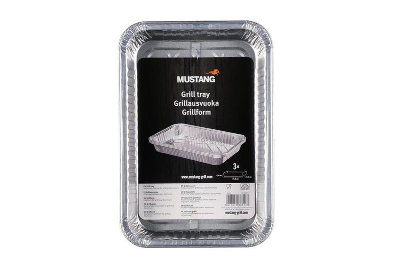 Aluminiumsform 3pk 31x21cm