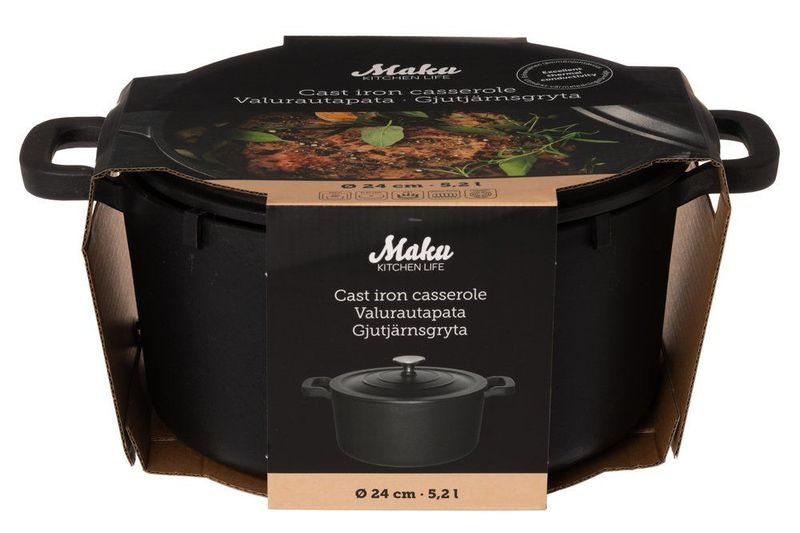 Maku Jerngryte 5.2L Ø26cm