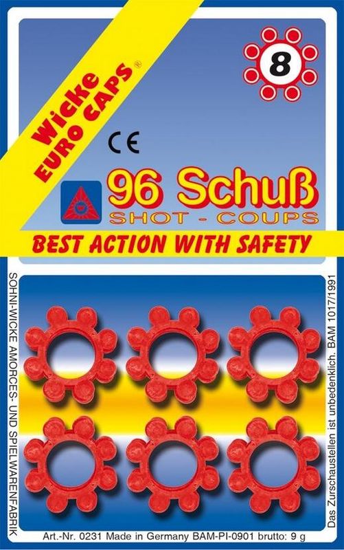 Krutt 8 skudd