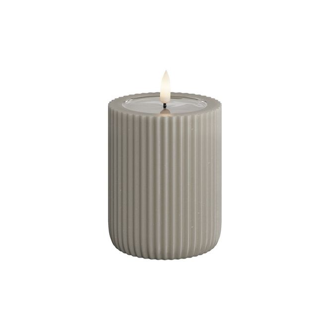 Hovedbilde Rillelys led Solid Stripe 8x10cm Sand