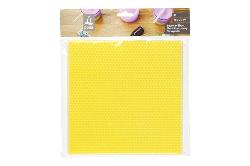 Bivoks plate 20x20cm 3pk
