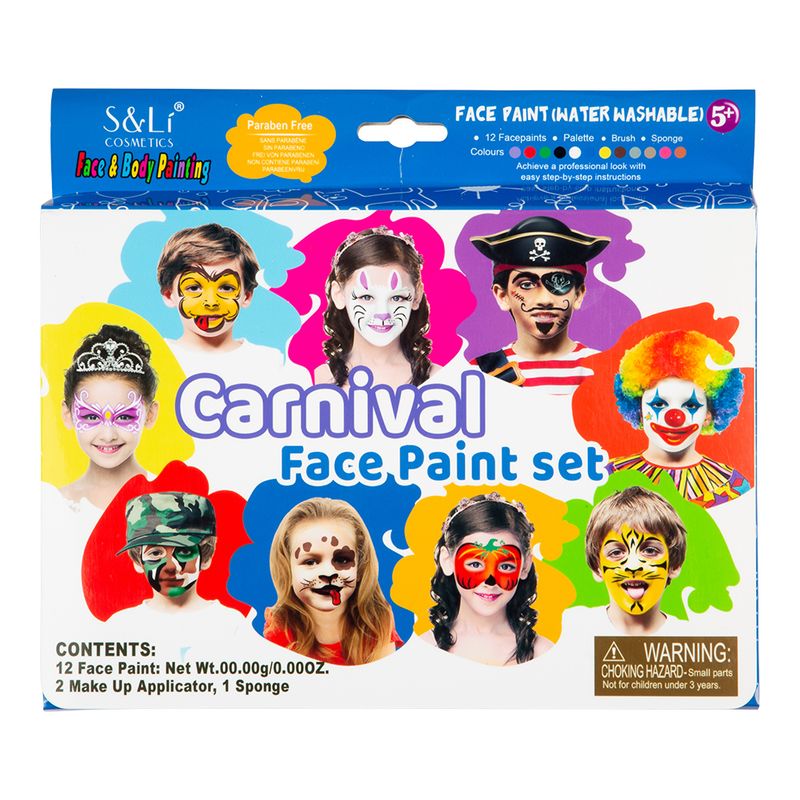 Ansiktsmaling Karneval kit