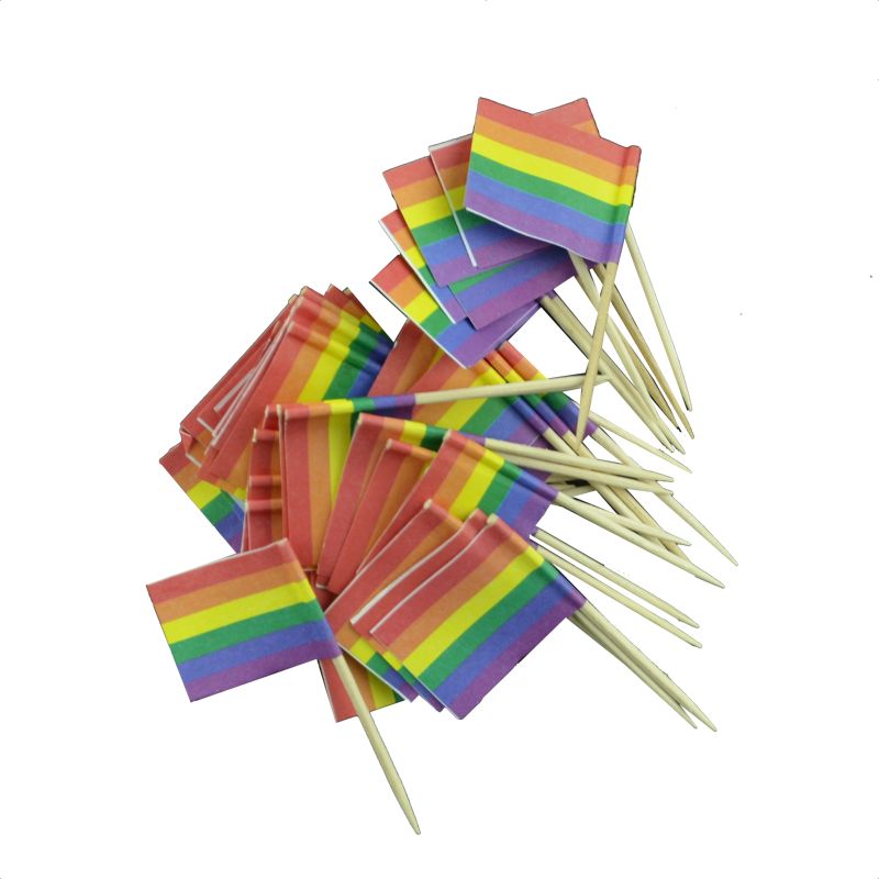 Pride Cocktail flagg 50stk
