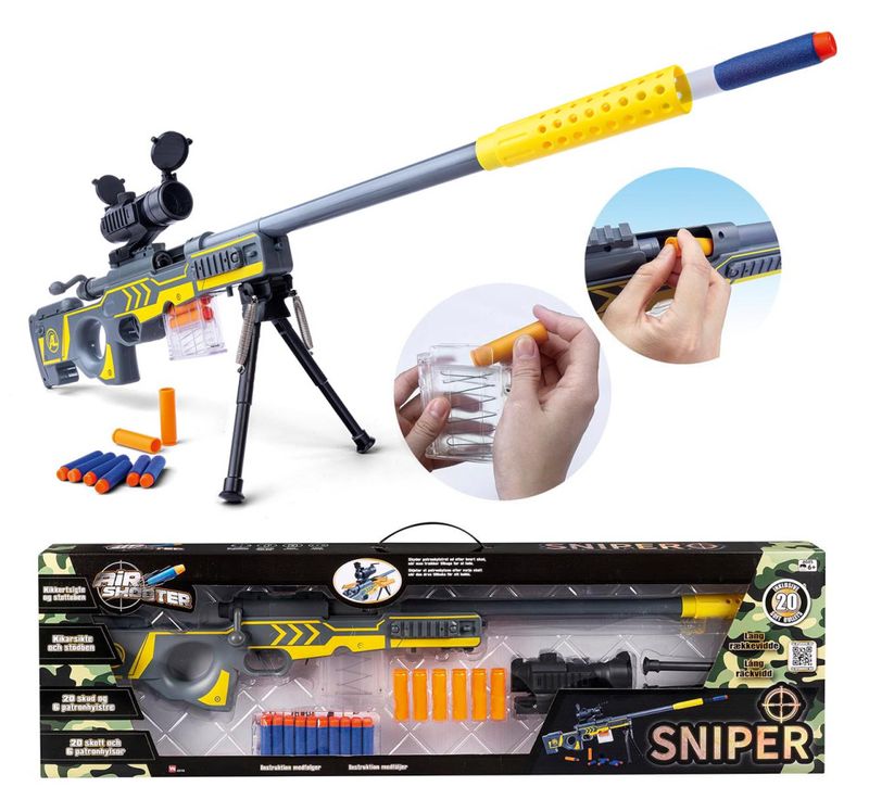 Sniper rifle med kikkert 82cm