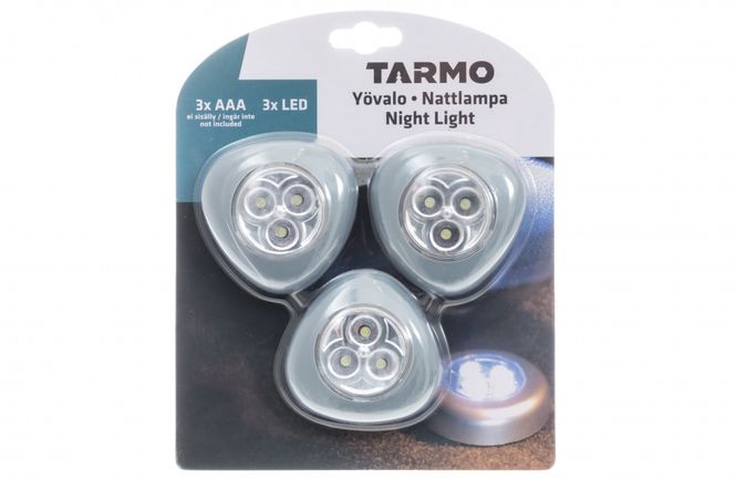 Hovedbilde Nattlampe led 3pk