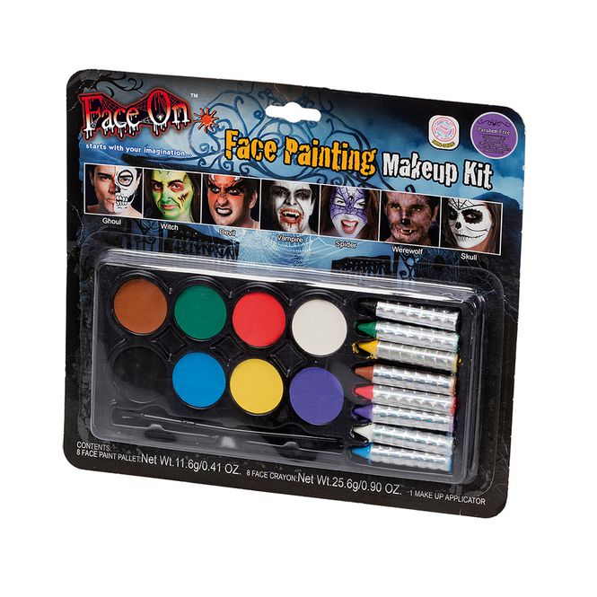 Hovedbilde Halloween ansiktsmaling Make-up kit