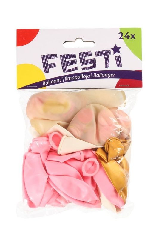 Ballonger med konfetti 24stk