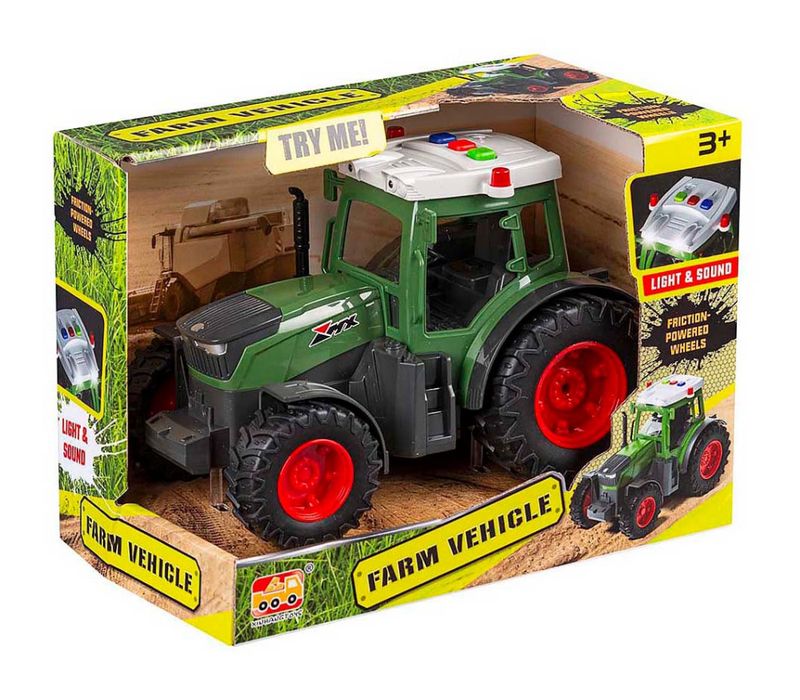 Traktor med lys og lyd 22cm