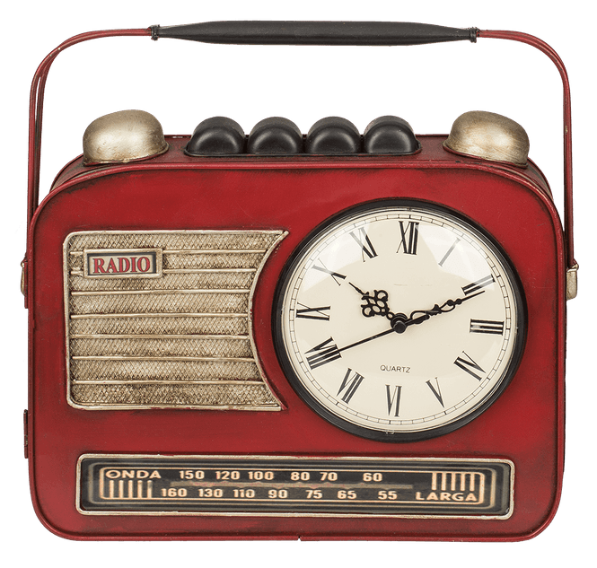 Hovedbilde Alarmklokke metall Radiodesign