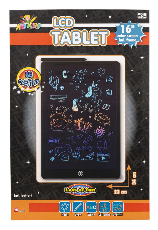 LCD tegnebrett 35x23cm