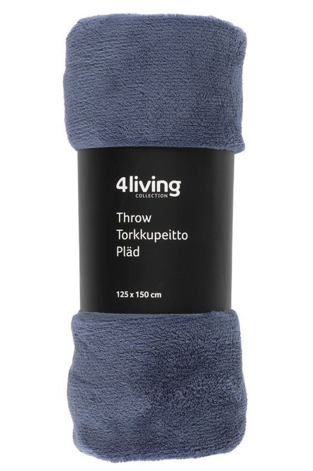Hovedbilde Fleecepledd 125x150cm mørk blå