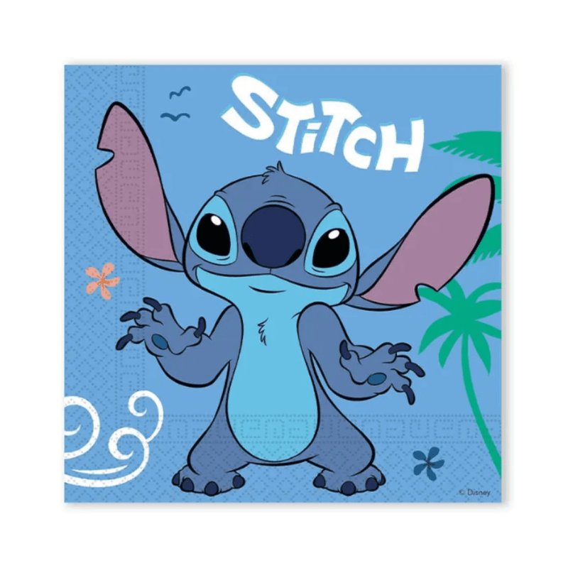 Servietter Stitch 33x33cm 20pk