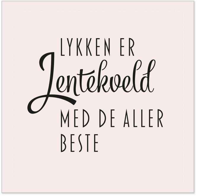 Hovedbilde Serviett lunch Jentekveld