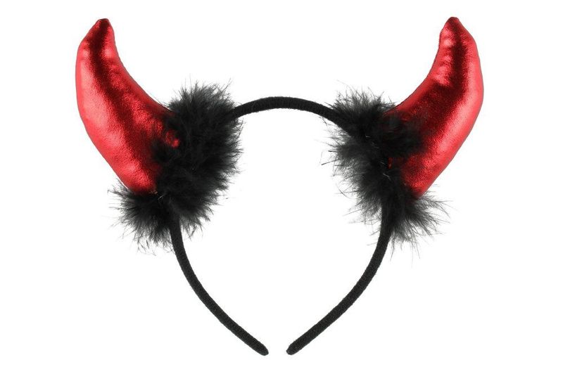Djevelhorn på diadem