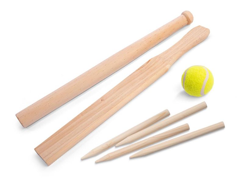 Baseball sett med 2 bat og 1 ball