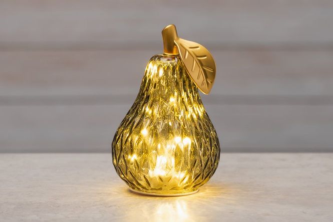Hovedbilde Glass pære grønn LED-lys 18cm