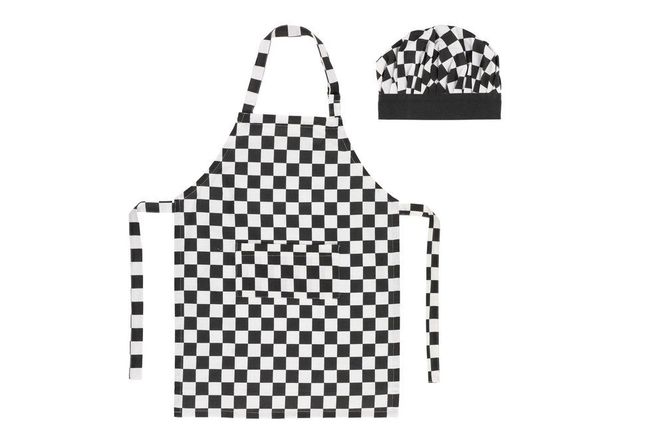 Hovedbilde Forkle med kokkehatt Rally  barn