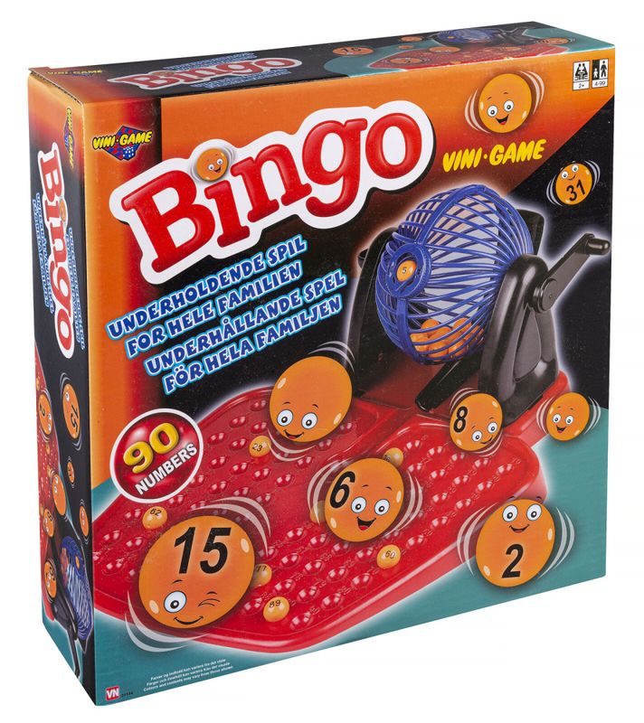 Bingo spill m/trommel