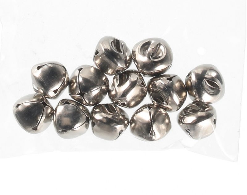 Bjeller 1.5cm 12pk ass sølv/gull