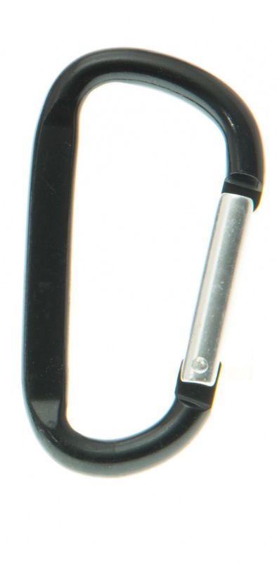 Karabinkrok i aluminium, ass farger