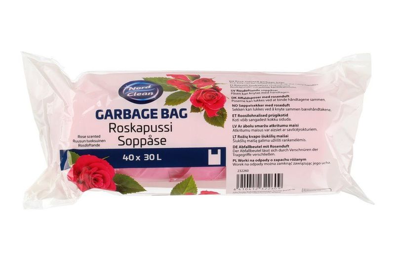 Søppelposer med duft 30L 3ass 