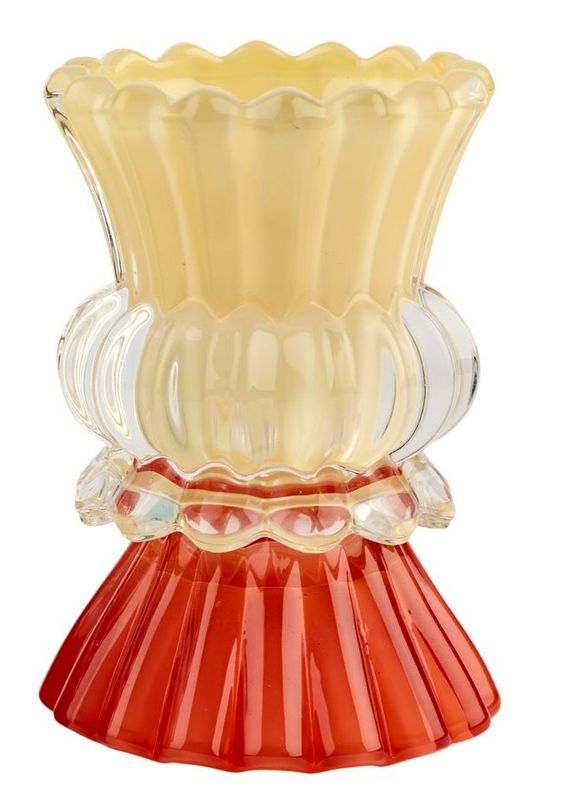 Glasslysestake Bon 12cm 2ass